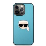 Husa de protectie Karl Lagerfeld pentru Apple iPhone 13 Pro Max, Karl Head, Bleu