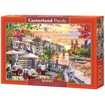 Puzzle Castorland - Romantic city sunset, 1000 piese