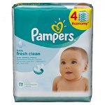Servetele umede Pampers Fresh Clean Baby 4 pachete 256 buc