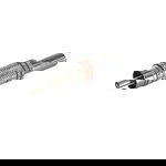 Mufa RCA metal argintiu rosu  ENGROSS, 