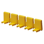 TEETH-COVER ROW FOR BUSBAR - 5 PROTECTION CAPS, Gewiss