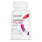 Magneziu + Vitamina B6, Mg + B6, 90 Tablete, OstroVit, OstroVit