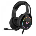 Casti HI-FI Stereo   Microfon Gaming RGB Negru, Varr