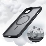 Carcasa TECH-PROTECT MAGMAT MagSafe compatibila cu iPhone 14 Pro Max Matte Black, TECH-PROTECT