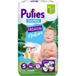 Scutece Pufies Fashion & Nature, marimea 5, 11-16 kg, 46 bucati Scutece Pufies Fashion & Nature, marimea 5, 11-16 kg, 46 bucati