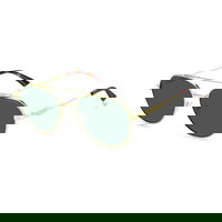 Fossil, Ochelari de soare cat-eye cu lentile in degrade, 56-17-145 Standard, Negru