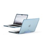 Carcasa laptop UAG U Lucent compatibila cu Macbook Air 13 inch M2 2022 Cerulean, UAG