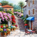 Puzzle Anatolian - Sung Kim: Springtime Flower Shop, 260 piese (3329), Anatolian
