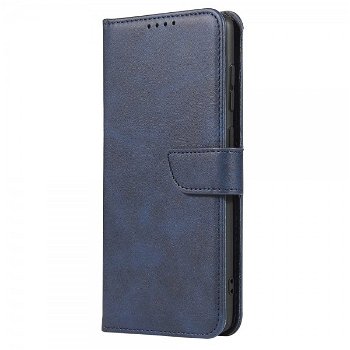 Husa Premium Upzz Magnetic Book Compatibila Cu Samsung Galaxy A71, Piele Ecologica - Albastru, Upzz
