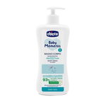 Sampon fara lacrimi Chicco Baby Moments Baby Skin, 500ml, 0luni+