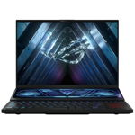 Laptop Gaming ASUS ROG Zephyrus Duo 16 GX650RX-LB201WMXM cu procesor AMD Ryzen™ 9 6900HX, 16", UHD+, 120Hz, 64GB, 1TB SSD, NVIDIA® GeForce RTX™ 3080 Ti, Windows 11 Home, Black