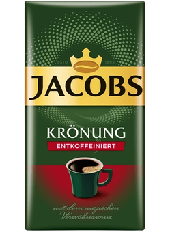 Jacobs Kronung Decaf cafea macinata 500g