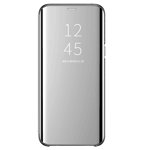 Husa de protectie Clear View pentru Samsung Galaxy S10 Plus, flip cover, Silver, BBL2595, BIBILEL