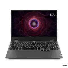 Laptop Lenovo LOQ 15ARP9, AMD Ryzen 5 7235HS, 15.6inch, RAM 16GB, SSD 1TB, nVidia GeForce RTX 3050 6GB, No OS, Luna Grey