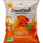 Chipsuri BIO din morcovi, fara sare Croustisud, Croustisud