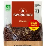 Musli crocant BIO cu cereale integrale si cacao, format economic Favrichon, Favrichon
