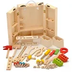 Trusa de scule din lemn Montessori cu 40 de accesorii, WD2505 RCO