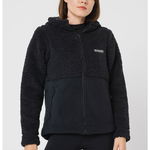 Columbia, Geaca cu garnituri din fleece Pass, Negru, XS