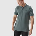 Tricou polo regular pentru bărbați - kaki, 4F Sportswear