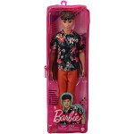 Papusa Barbie Ken Fashionistas Ken Polo Shirt Black Hair (grb91) 