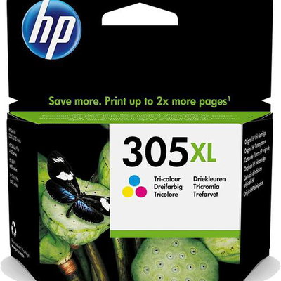 Cartus cerneala HP 305XL Tri-color Original, ~200pag, pt HP DeskJet seria 2800e, 4100e, 4200e, eligibil Instant Ink