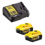 DeWalt DCB115P2-QW set incarcator si acumulator 18 V | 5 Ah