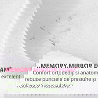 Saltea Ortopedica, Green Future, Arizona, 180x200x35 cm, Arcuri Pocket, spuma Memory, 7 Zone de Confort, fermitate medie