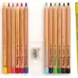 Creioane Colorate Triunghiulare, Cutie Carton, 12 Culori/set, Alpino Trimax Jumbo