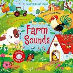 Carte cu sunete de la ferma, Usborne, Farm Sounds, 3+ ani