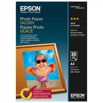 Hârtie foto Epson pentru imprimantă A4 (C13S042538), Epson