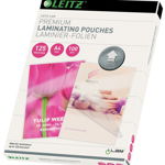 Folie leitz udt pentru laminare la cald, a4, 125 mic., 100buc/set, "74810000"