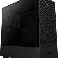 Carcasa PC NZXT H5 Flow, USB 3.2 Gen 2 Type C, fara sursa, negru