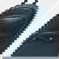 Rucsac de piele ecologica cu buzunar frontal cu clapa