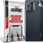 Folie protectie spate GrizzGlass UltraSkin pentru Oppo Find X3 5G, Sticla, Transparent, GrizzGlass