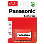 9v Baterie Blister Zinc-Carbon, Panasonic