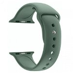 Curea de silicon pentru Apple Watch, Verde, 42/44mm/L, PM-0058-V1, 