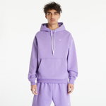 Nike Solo Swoosh Men's French Terry Pullover Hoodie Space Purple/ White, Nike