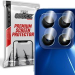 Folie de protectie camera foto, Grizz Glass, Sticla hibrida, Compatibil Honor X30i 5G, Transparent, GrizzGlass