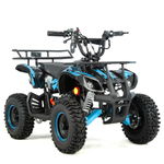 Mini Atv Xtr M7, Roti 6 Inch, 50cc, 2 Timpi, Pornire La Buton, Culoare Negru/albastru , XTR