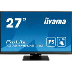 Monitor LED IPS iiyama ProLite Touch T2754MSC-B1AG 27" Full HD, 4ms, HDMI, VGA, HUB USB 1x3.2