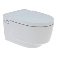 Set vas wc suspendat Geberit, AquaClean Mera Classic, rimless, cu functie de bideu, alb alpin, 