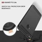 Techsuit - Carbon Silicone - Huawei P10, huawei