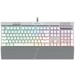 Tastatura mecanica gaming Corsair K70 RGB MK.2 SE, iluminare RGB, switch MX Speed, argintiu