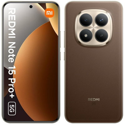 Telefon mobil Xiaomi Redmi Note 15 Pro Plus, 8GB RAM, 256GB, 5G, Brown