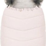 Bavetă pentru bebeluș NEW BABY cu blană dusty pink , 20C53966, 