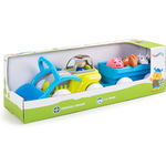 Jucarie tractor cu remorca si animalute, +12 luni, Viking Toys