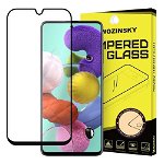 Folie Wozinsky Tempered Glass Full Glue compatibila cu Samsung Galaxy A51 (Negru), Wozinsky