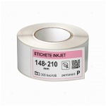 Etichete inkjet (JetGloss) in rola 148x210mm, adeziv permanent, 300 buc rola (compatibile Epson), LabelLife
