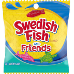 Swedish Fish and Friends Peg Bag - fructe 144g (EXP 21.01.2024), Swedish Fish