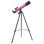 Bresser 8850600W9H000 Junior Linsenteleskop 50/600 AZ Pink Telescope